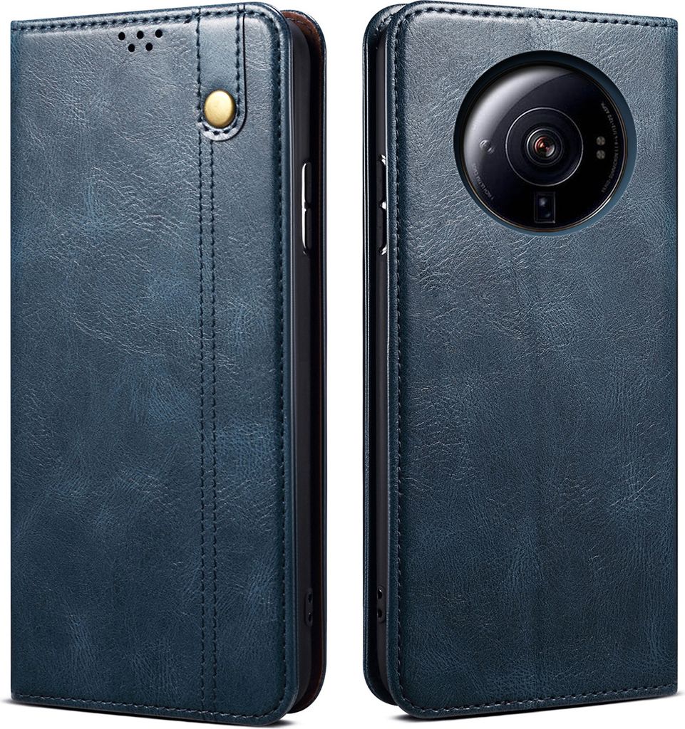 Xiaomi 12S Ultra Hülle, Leder Flip Brieftasche Schutzhülle Produktbild 