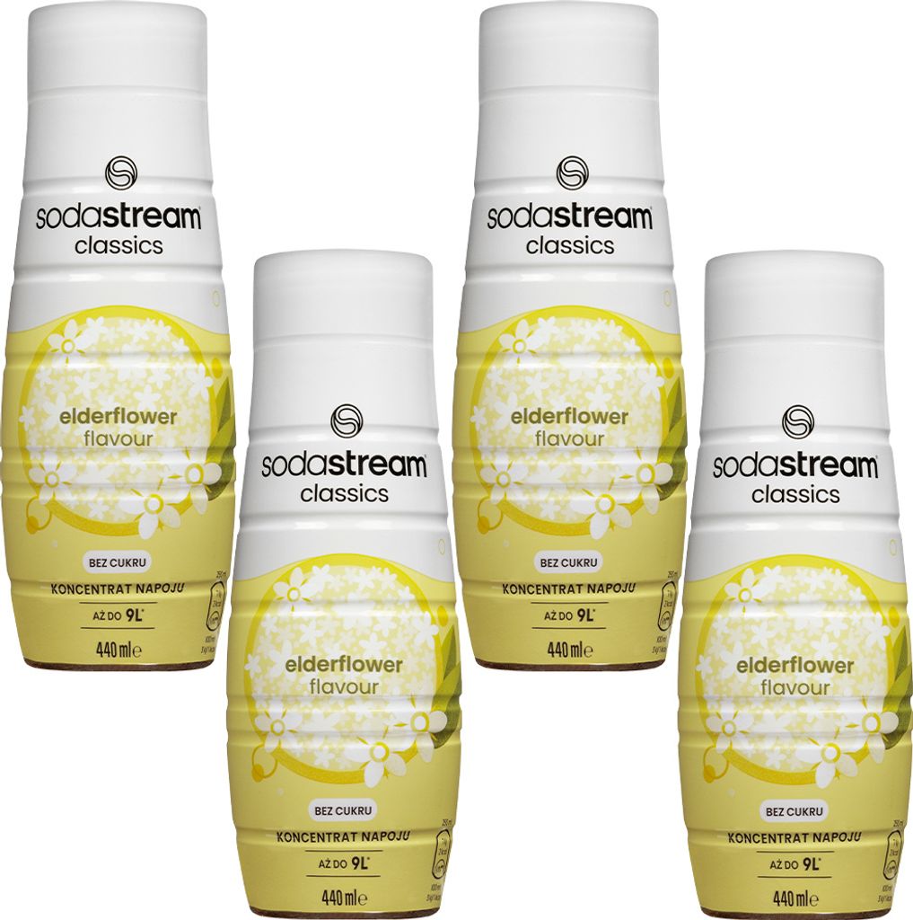 SodaStream sirup Elderflower Zero 4x440ml nápojový sirup Obrázek produktu 