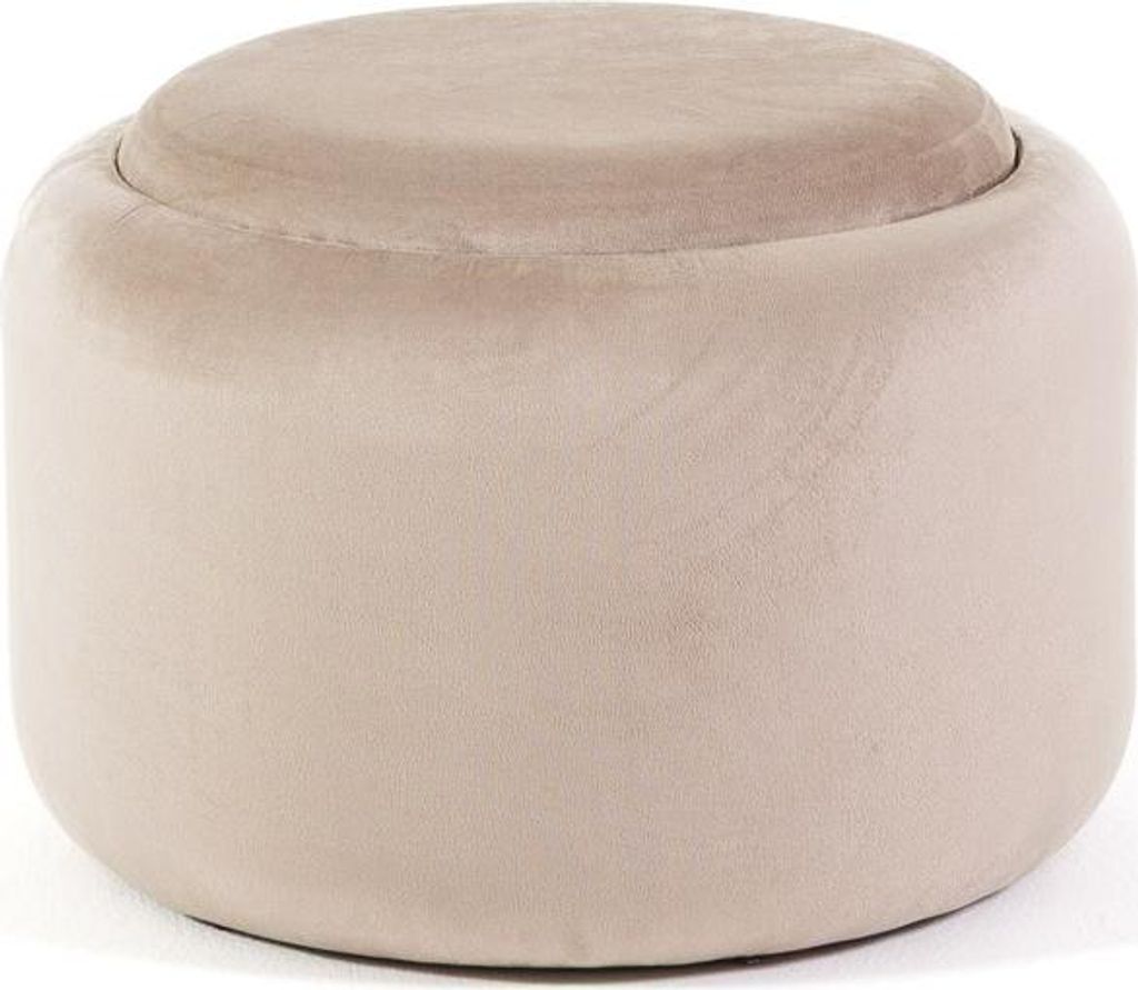 Pouf aus Samt mit Stauraum und umdrehbarem Deckel als Tablett – elegantes, multifunktionales und platzsparendes Design für Wohnzimmer und Schlaf...