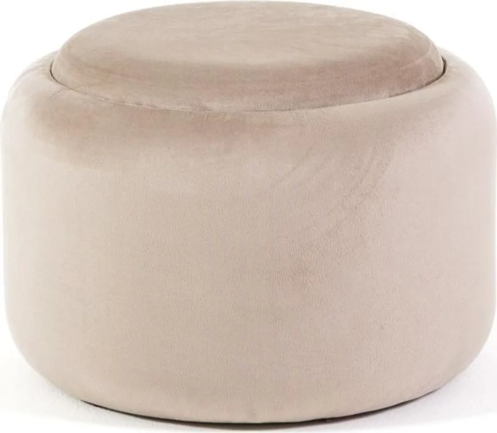 Siège d'appoint multifonctionnel : Pouf coffre en velours NALA chic