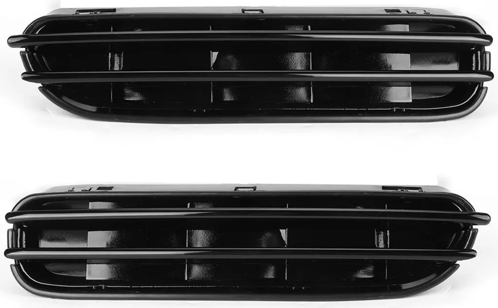 Remplacement Grilles d'Ailes pour BMW M5 E60 E61 Noir Brillant 2 Pièces