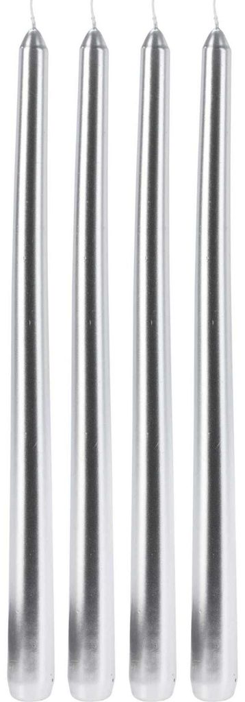 Candele da tavolo metalliche, 30 cm Immagine del prodotto 