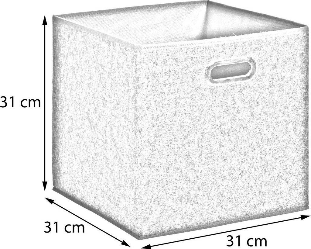 Joyee 3er-Set Faltbare Aufbewahrungsboxen 14 Liter – Weiß, Platzsparend & Vielseitig