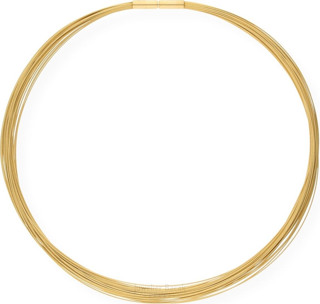 Ernstes Design Halsreif DS35.GG.45 Edelstahl vergoldet Länge 45 cm