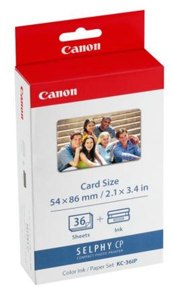 Canon Photoset KC-36IP, Fotopapier 86 x 54 mm, Tinte für CP-Serie