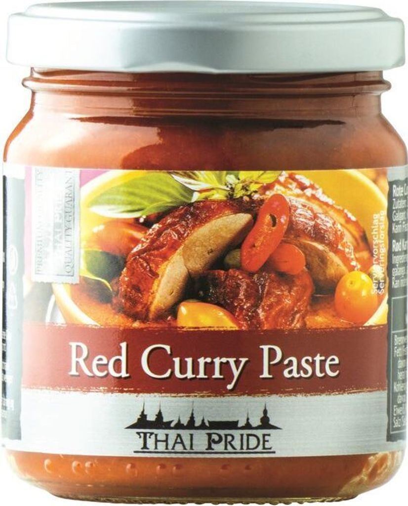THAI PRIDE Rote Curry-paste 195g | scharf | EXOTIC FOOD Red Curry Paste