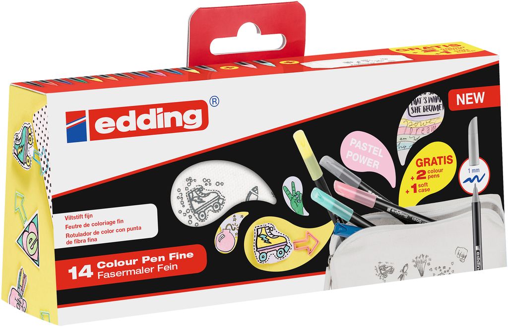 edding 1200 Feutres de coloriage (set de 15) Image du produit 
