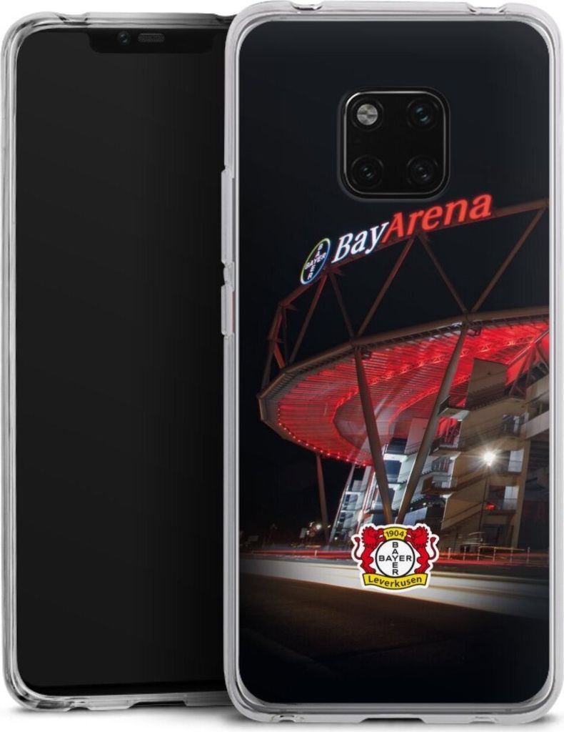 DeinDesign Handyhülle für Huawei Mate 20 Pro Silikon Hülle Case Smartphone Schutzhülle Bayer 04 Leverkusen Offizielles Lizenzprodukt Stadion