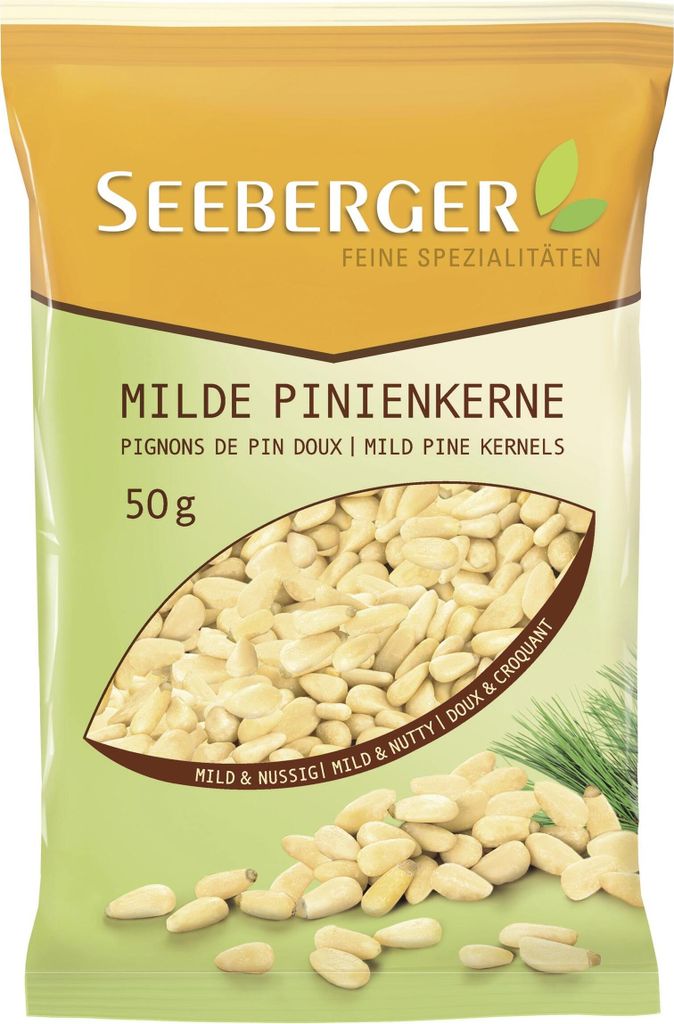 Seeberger Milde Pinienkerne (50g Packung)