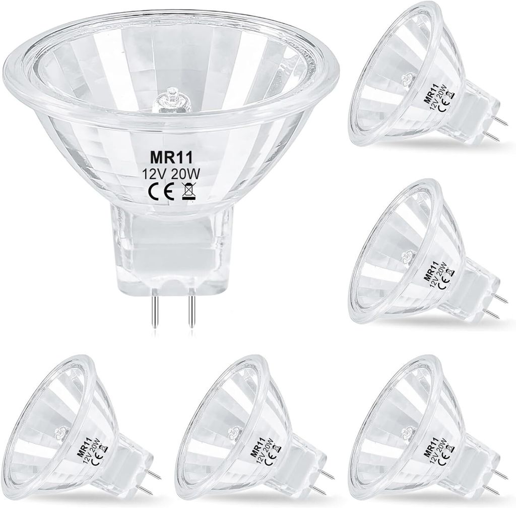MR11 Halogenlampen 12V 20W Dimmbar, GU4 Halogen Spot Produktbild 