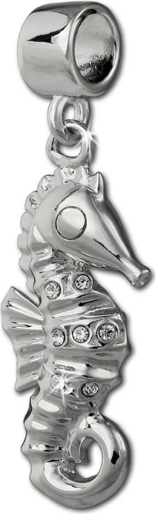 SilberDream Anhänger für Damen Silber Ketten Schmuck Seepferd glitzer D2SDH603W