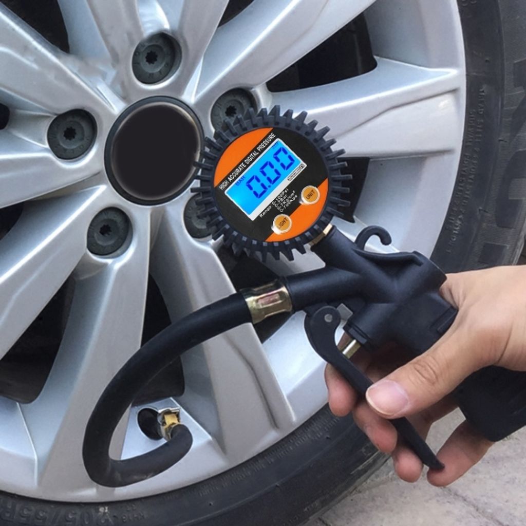 Auto Digitale LCD-Anzeige Reifen-Luft-Druck-Inflator-Abmessung Fahrzeug-Tester Inflationsüberwachung