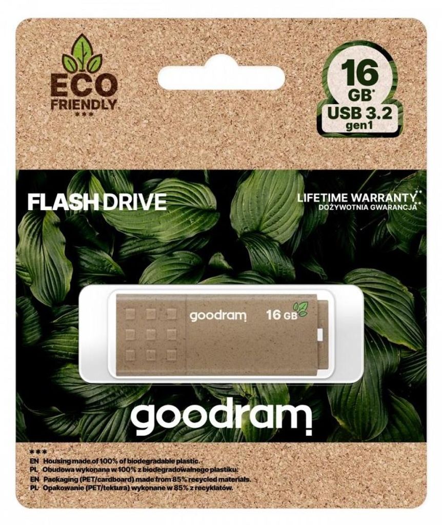 GOODRAM UME3 Eco Friendly - USB flash disk - 16 GB - USB Obrázok produktu 