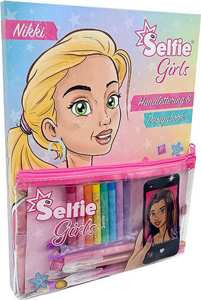 Kreatives Set „Selfie Girl“ mit Accessoires