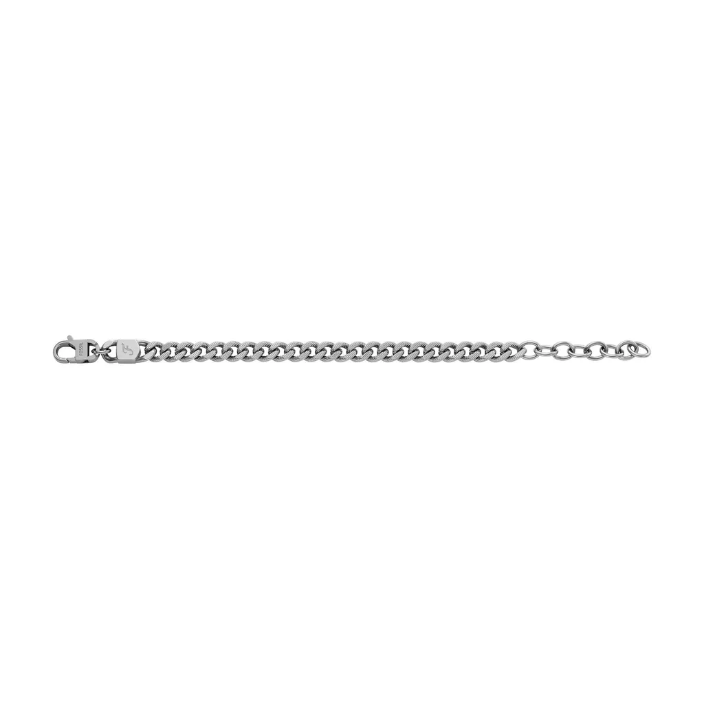 OFFERTA Fossil Harlow Linear Bracelet | Argento Acciaio Uomo - 2