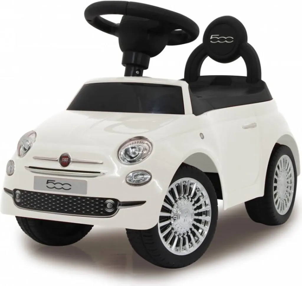Cadeau enfant : Fiat 500 blanche à pédales pour apprendre à conduire - 4