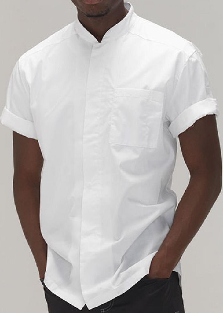 Le Chef Prep DF120M | Koch-Kittel Mens Prep Shirt - Farbe: White - Größe: M