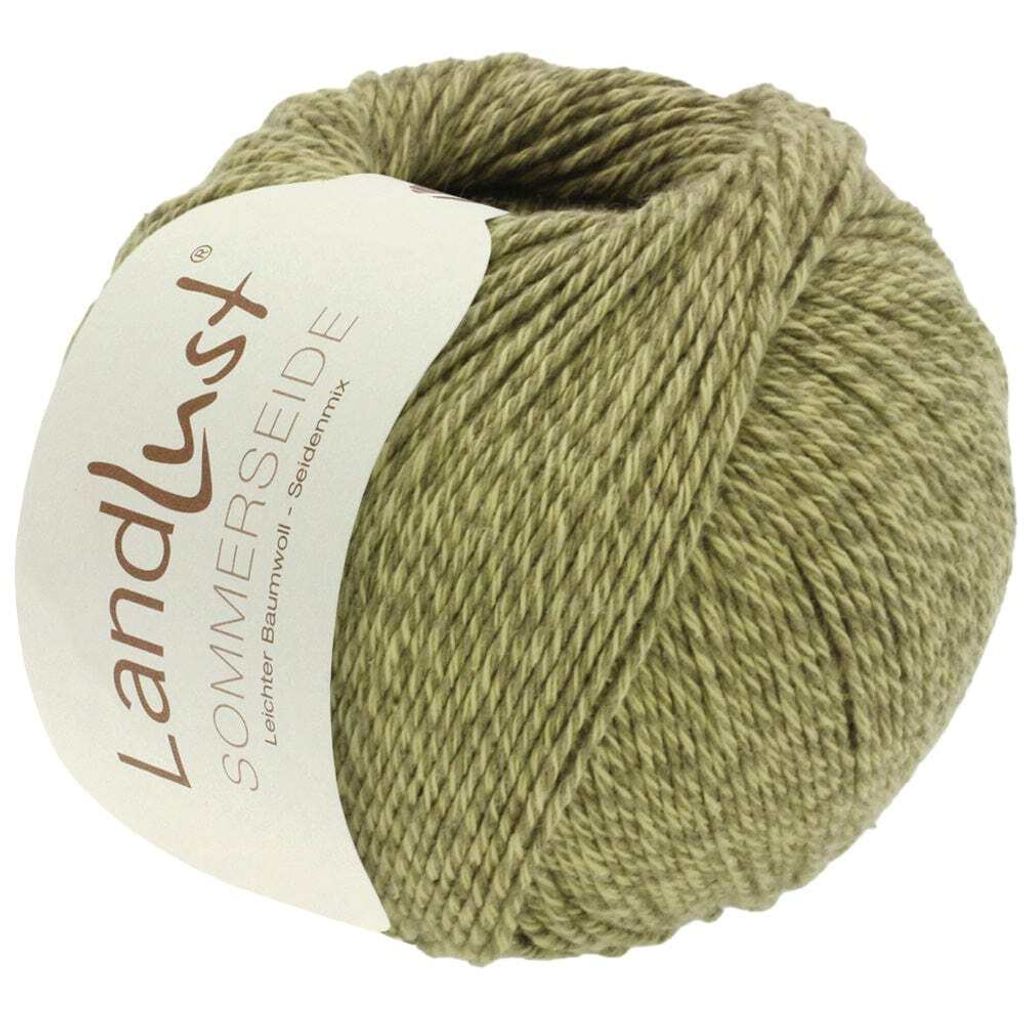 Lana Grossa - Landlust Sommerseide 0043 dunkeloliv Produktbild 