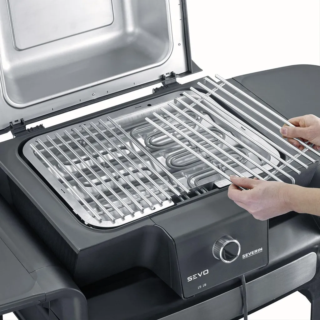 Gril électrique SEVERIN PG 8106 sans fumée avec contrôle de cuisson - 24