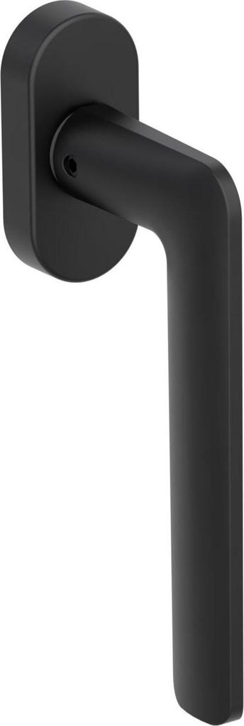 GRIFFWERK Fenstergriff REMOTE - Graphitschwarz Fensterolive -unverschließbar rechts Stiflänge 7x42mm