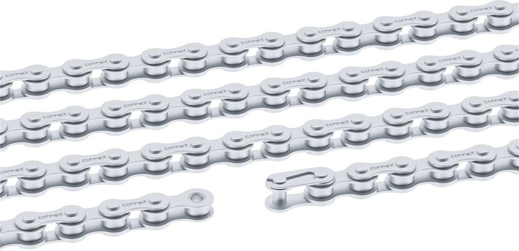 CONNEX Kette Singlespeed, Nabenschaltung "1Z1", Antirost-Beschichtung, 112 Glieder, Gewicht: 410 g