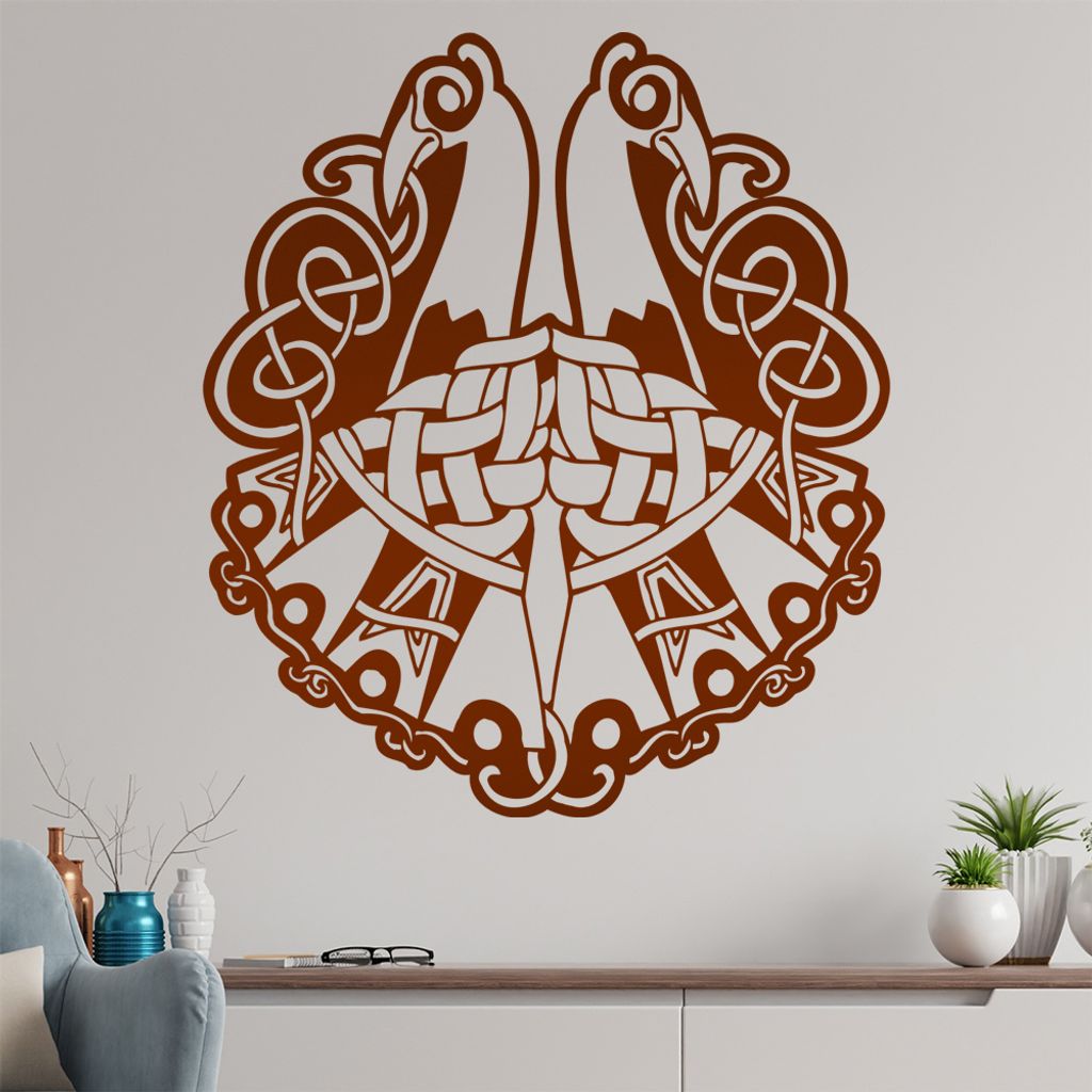 keltische Knoten Wandtattoo in 6 Größen - Wandaufkleber Wall Sticker - Dekoration, Küche, Wohnzimmer, Schlafzimmer, Badezimmer