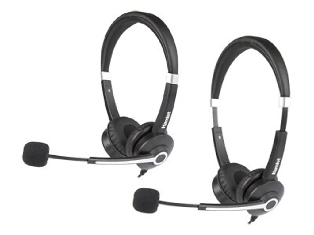 Casque USB Type C Hamlet HHEADM-CJS idéal pour télétravail et Skype Noir