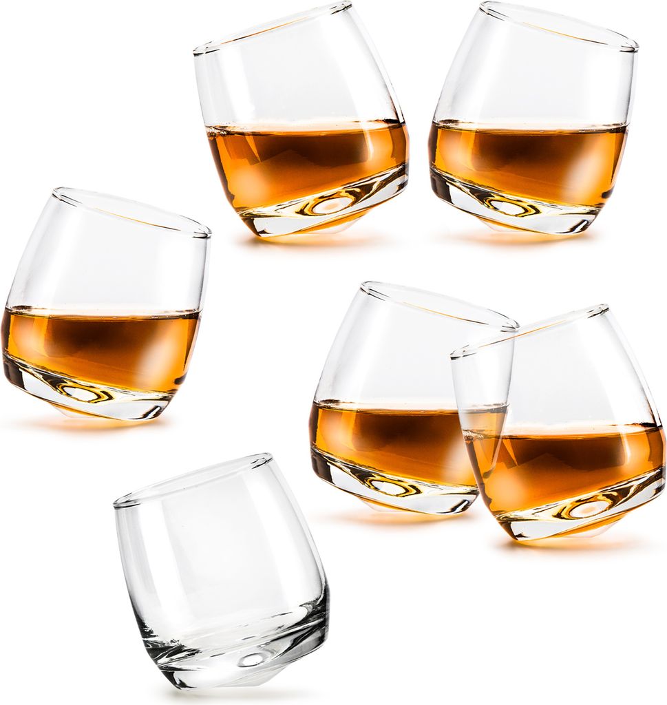 sagaform sada 6 pohárov na whisky ROCKING sklenený pohár na Obrázok produktu 