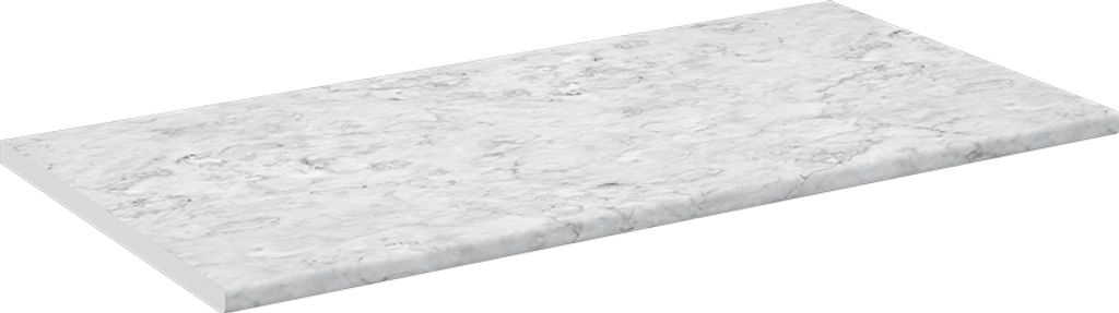 Vicco Küchenarbeitsplatte R-Line, 120 cm, Marmor Weiß Produktbild 