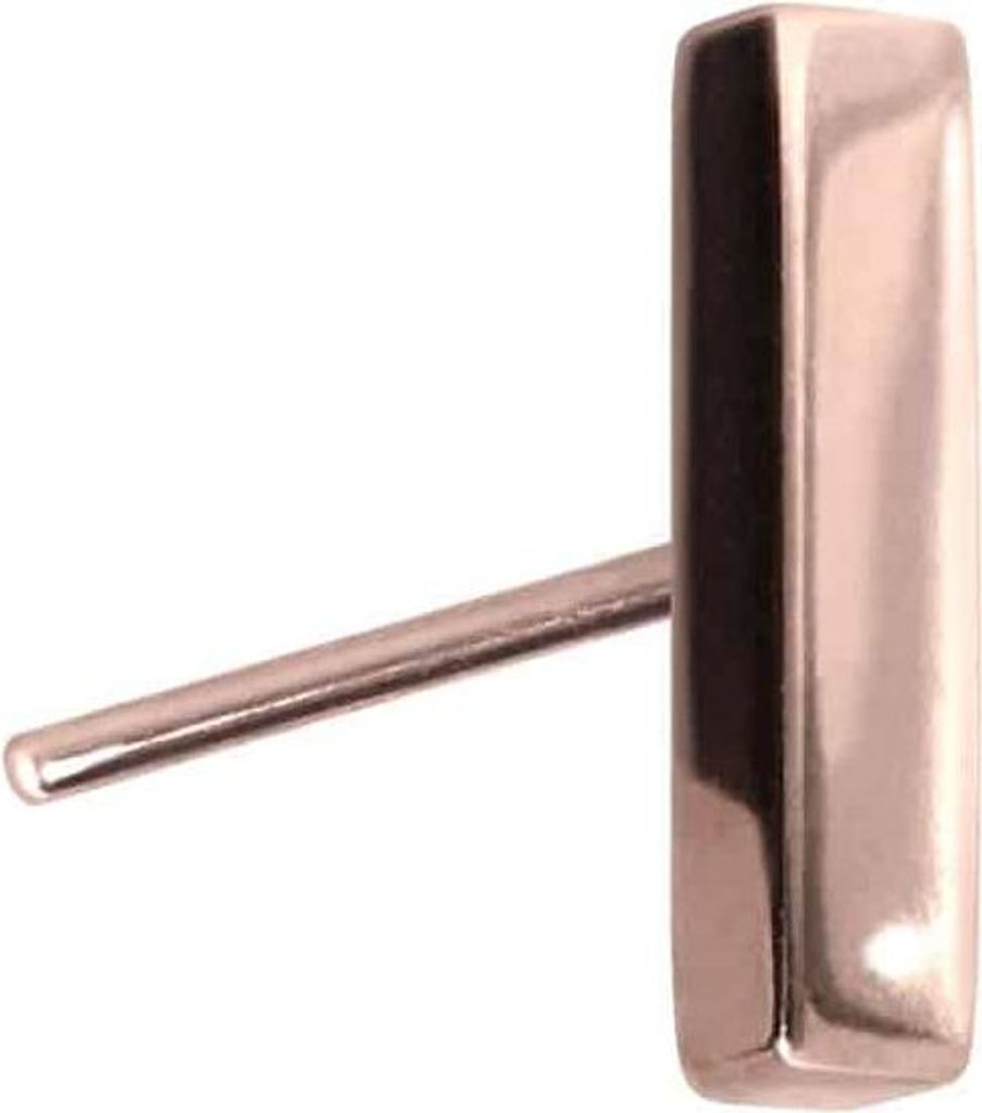 Piercing-Zubehör Titan Aufsatz mit Push Pin BALKEN