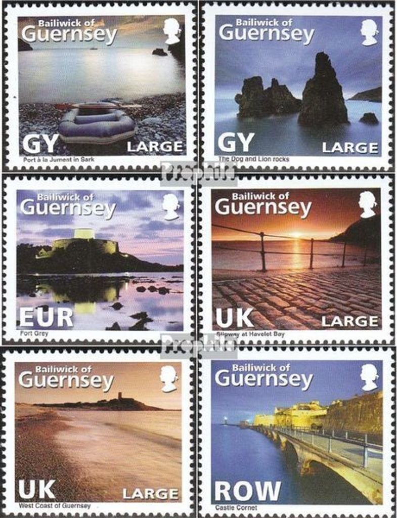 Briefmarken GB - Guernsey 2010 Mi 1285-1290 (kompl.Ausg.) postfrisch Landschaft