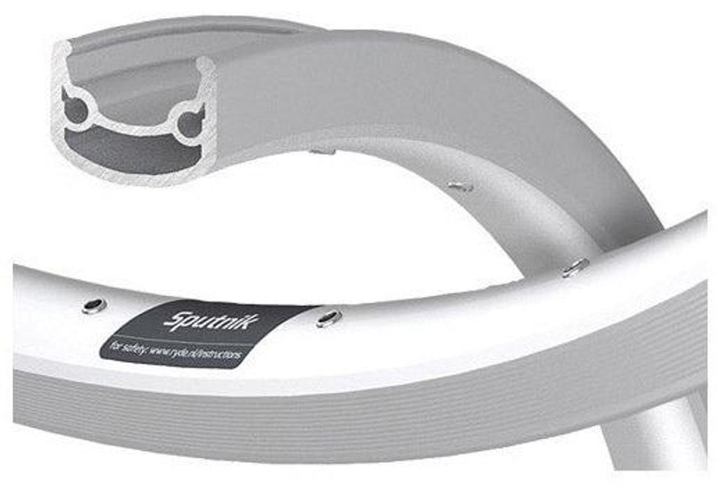 Bobike Ryde Felge Sputnik Reflection 28 622 36g 14g CNC Alu Silber