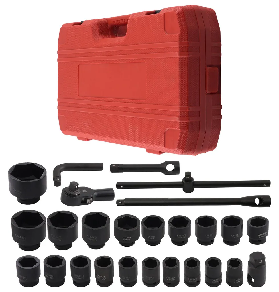 Kit douilles pour maintenance agricole et industrielle 3/4" 1" 21 à 65 mm - 3