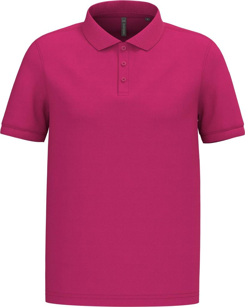 Kariban Herren Polo-Shirt Polohemd Poloshirt Polo Arbeit Shirt, Größe:2XL, Farbe:Fuchsia