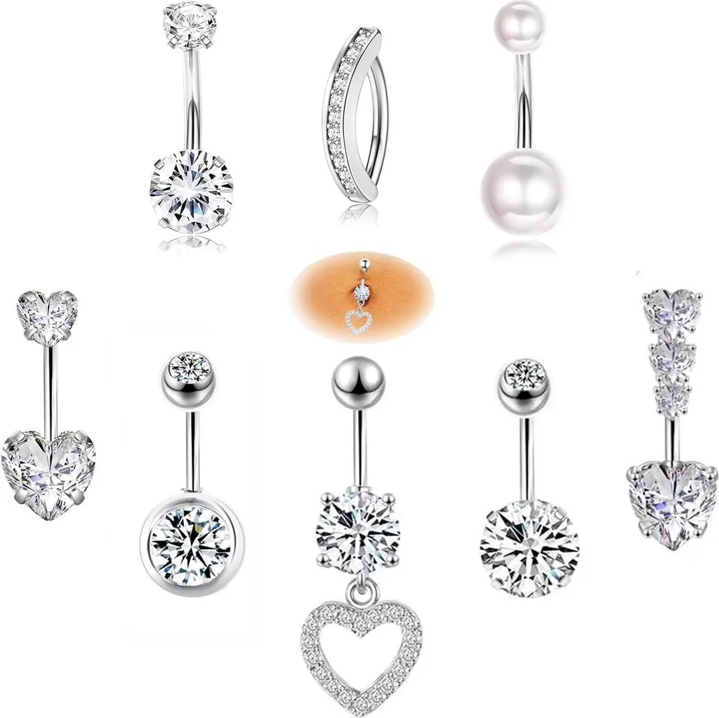 Piercing Nombril Hypoallergénique 14G : Anti-Irritation et Facile