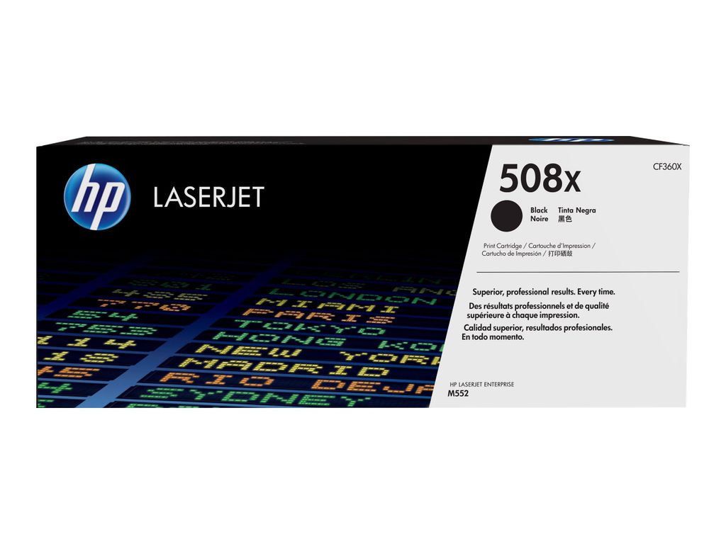 Originálna tonerová kazeta HP 508X (CF360X) Black Obrázok produktu 