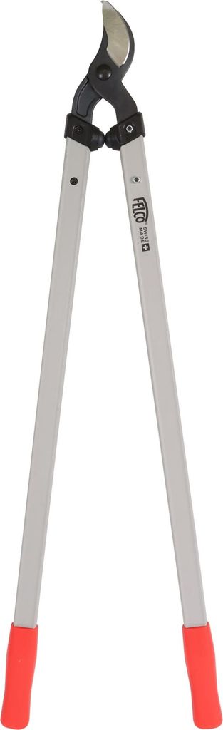 A pair of pruning shears on a white background.