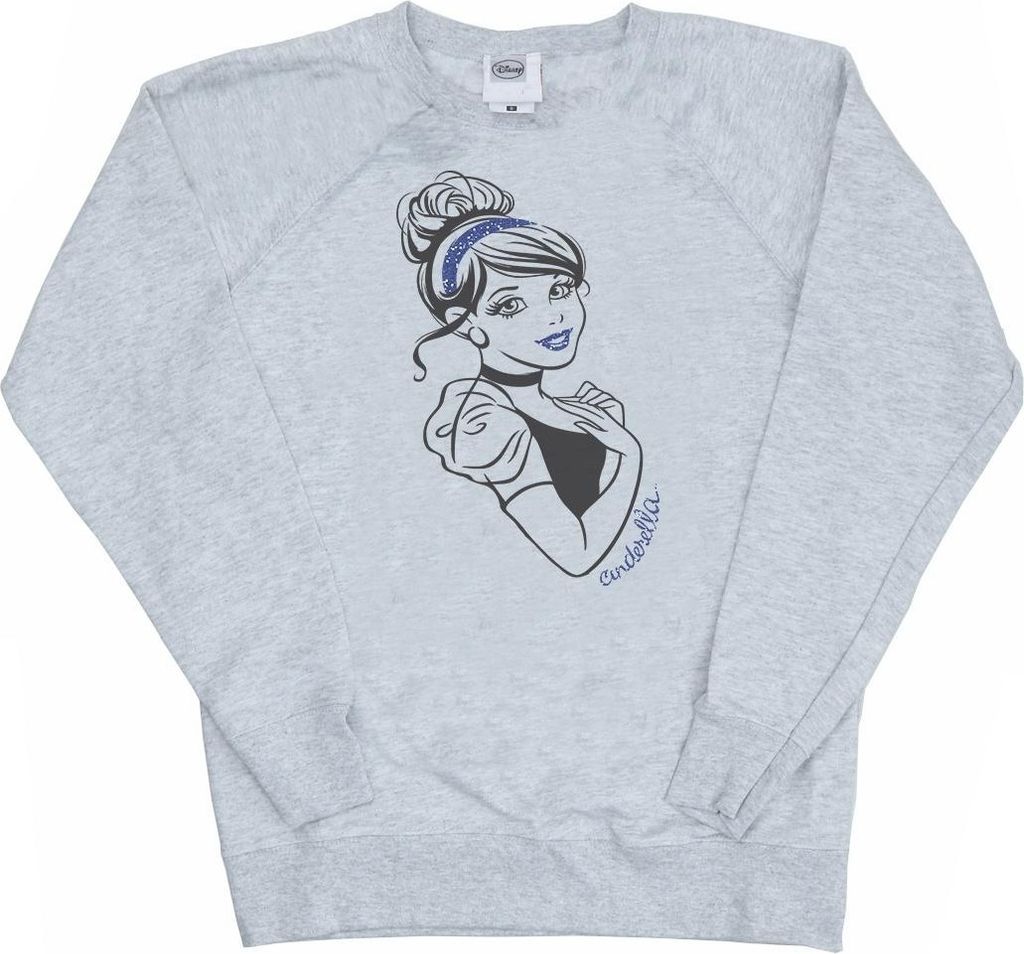 Disney Princess - Sweatshirt für Damen BI10169 (S) (Grau meliert)