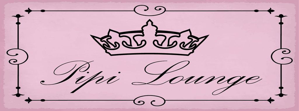 vianmo Holzschild 10x27 cm Pipi Lounge Toilette Krone rosa