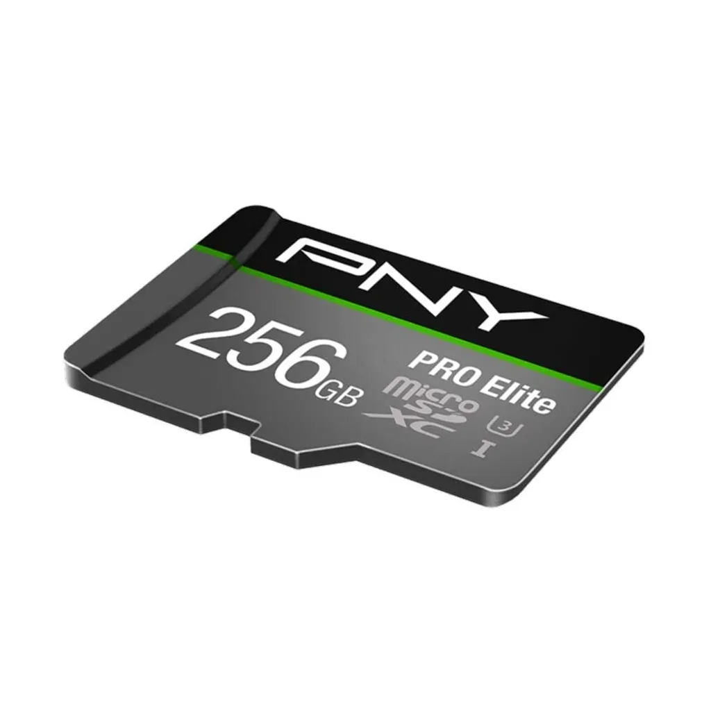 Carte MicroSDXC 256 Go PNY PRO Elite V30 A2 Performance pour Applications - 2