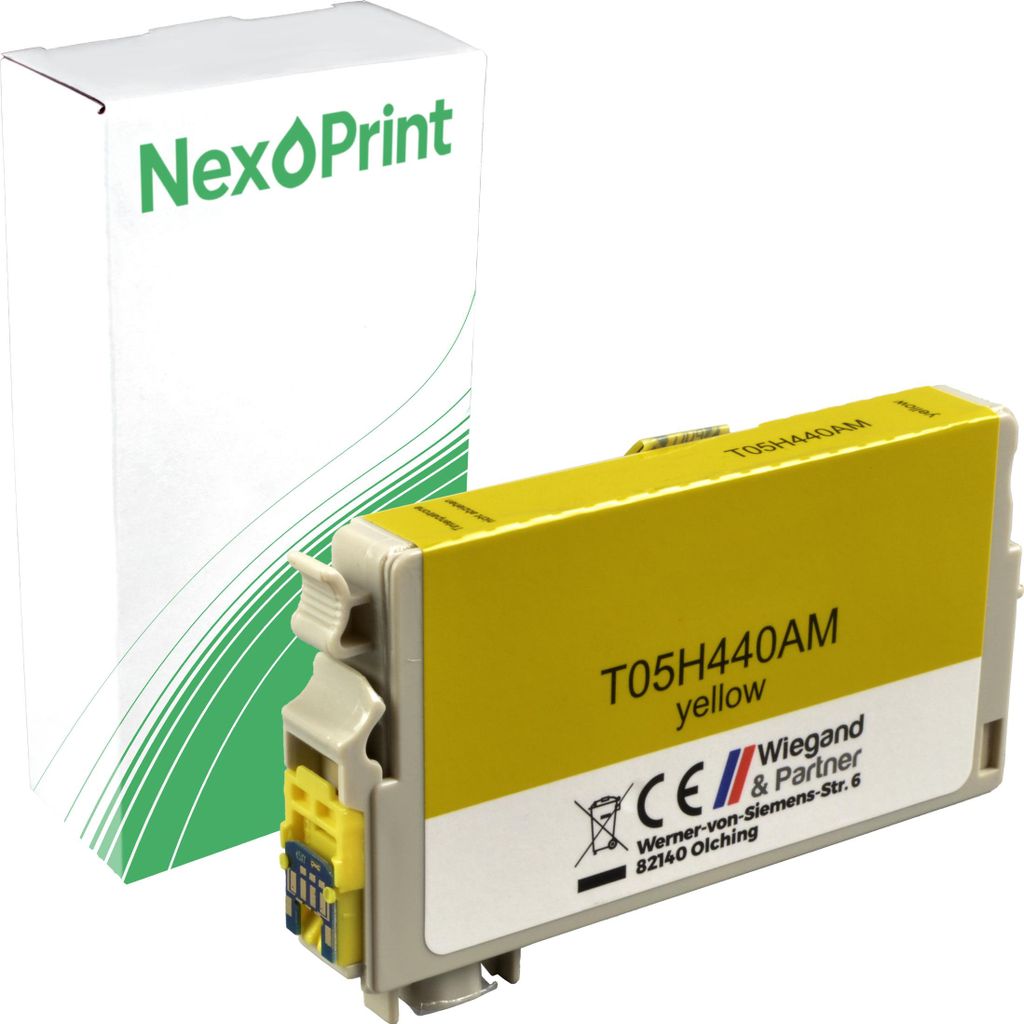 NexoPrint C13T05H440 405XL yellow Druckerpatronen kompatibel zu Epson Workforce Pro WF-4820 Workforce Pro WF-4830 Workforce Pro WF-4835 Workforce P...