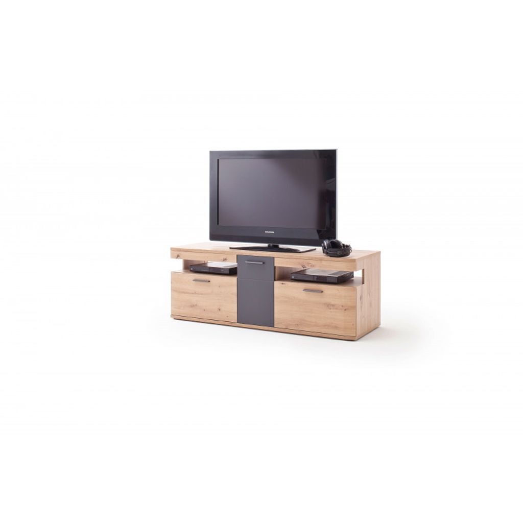 Lowboard HARPER MADANG BHT 150x55x50 cm braun TV-Lowboard