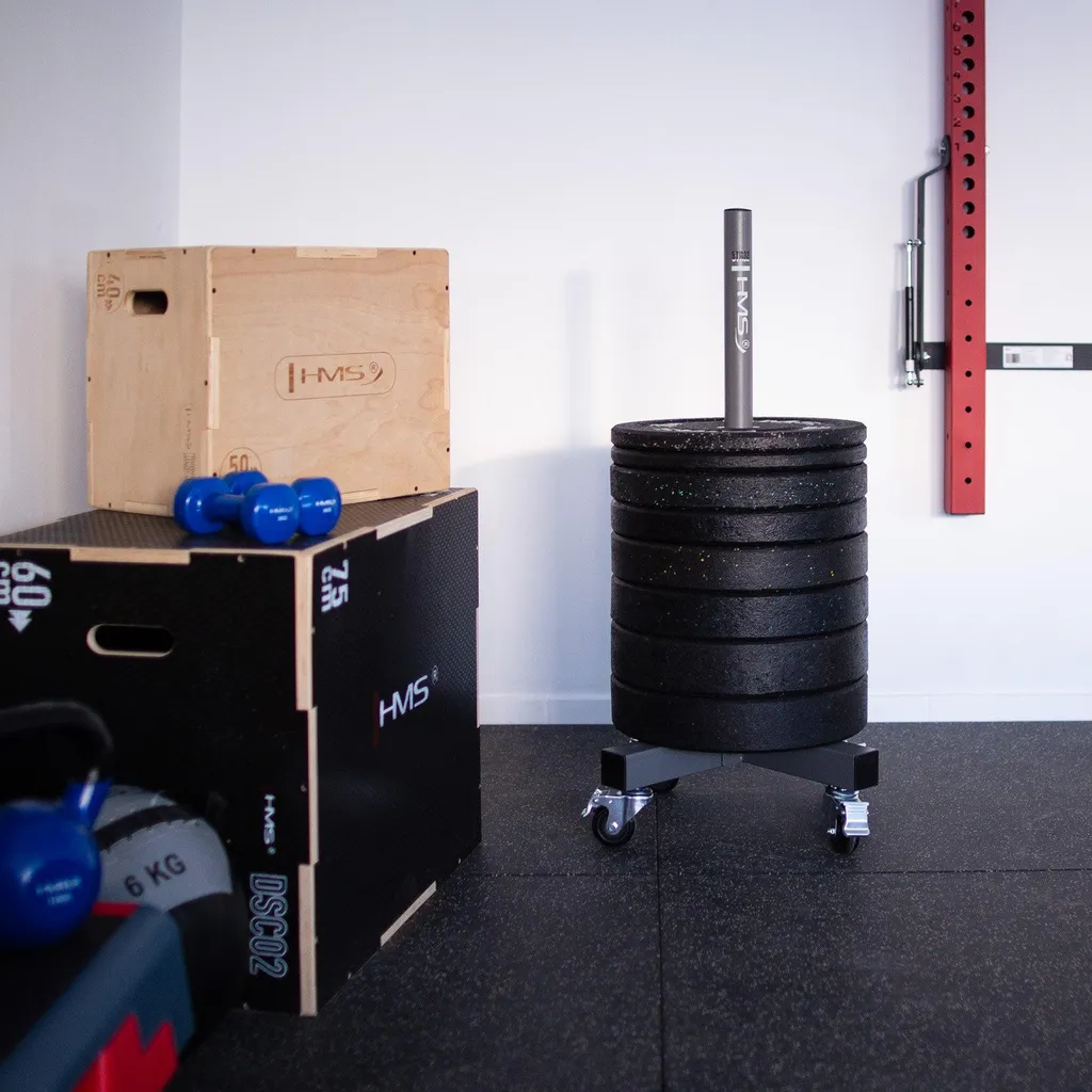 Rack de rangement disques de fonte pour salle de sport et musculation - 6