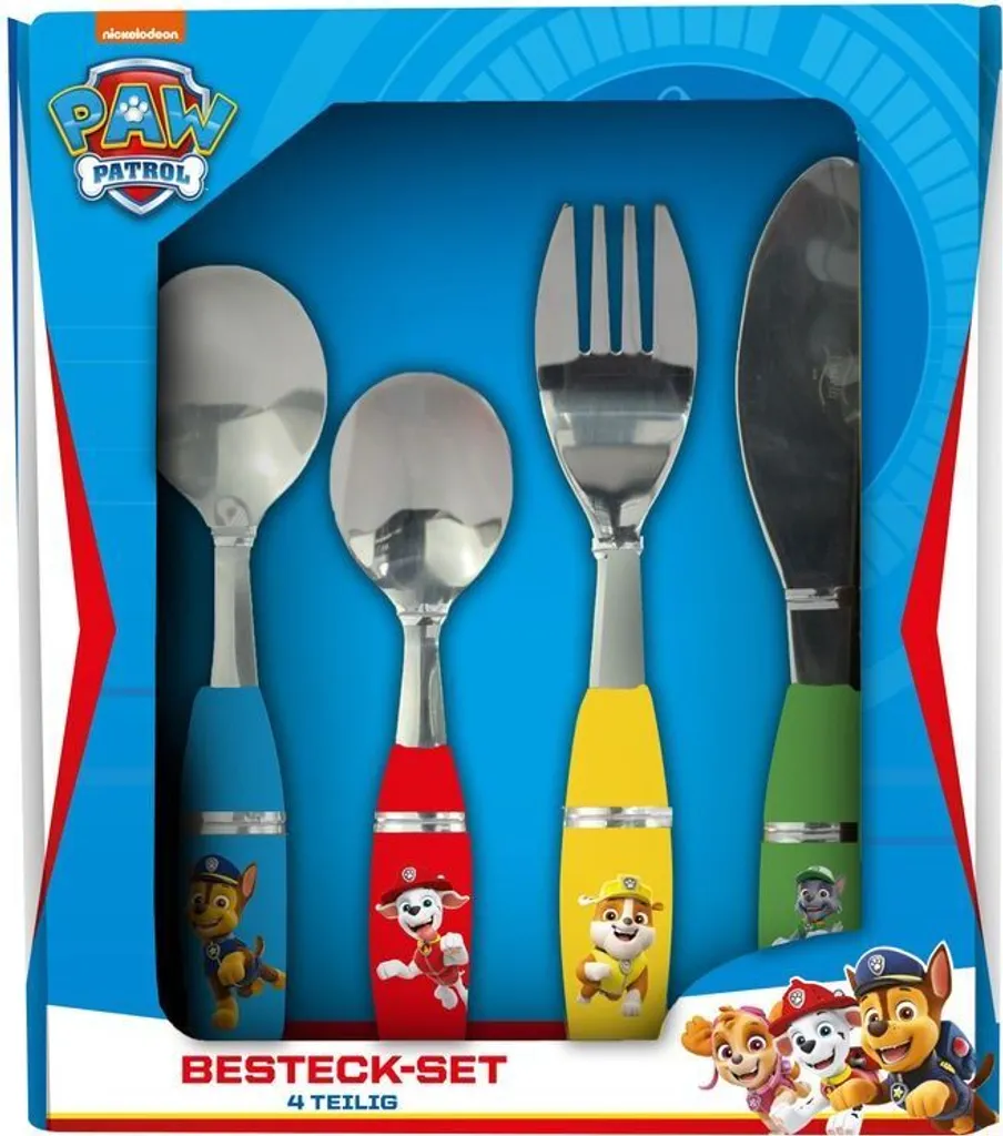 Posate Paw Patrol 4 Pezzi: Il Segreto per Pasti Senza Capricci