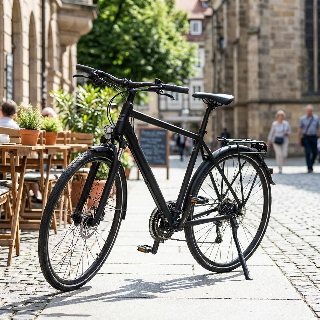 Hebie Hinterbauständer Fox L 26-28" schwarz, verstellbar, 0672 VE