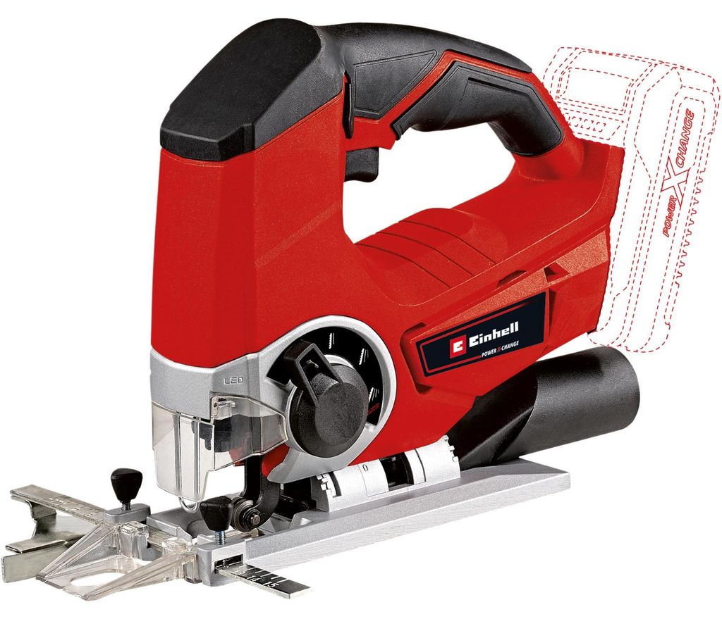 Einhell TE-JS 18 Li - Solo, Černá, Červená, Nerezová ocel, Obrázek produktu 
