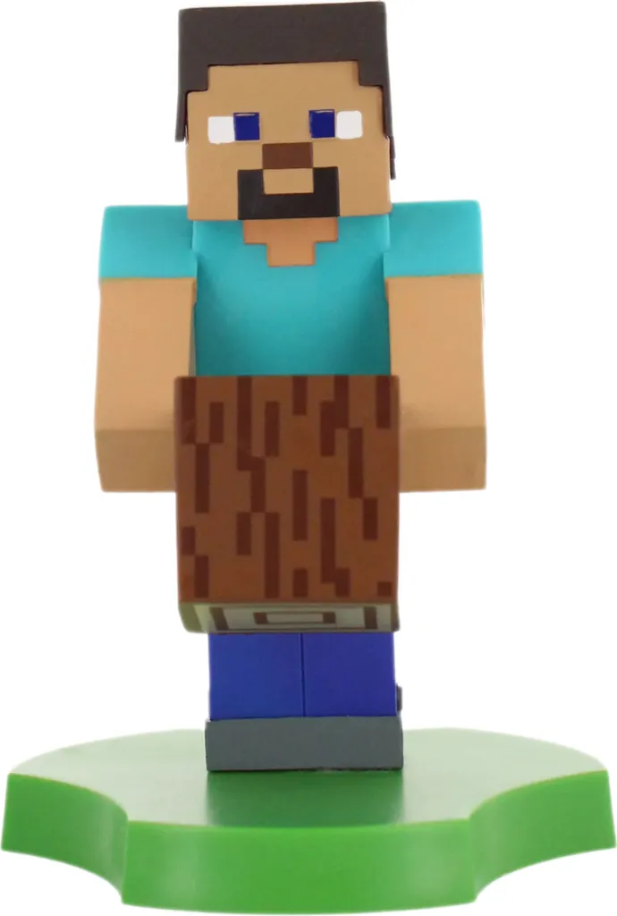 Support Smartphone Steve Minecraft 11cm - Figurine Geek de Bureau