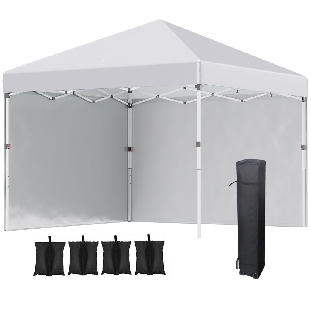 Outsunny Faltpavillon 2,97 x 2,97 m, Pavillon mit Produktbild 