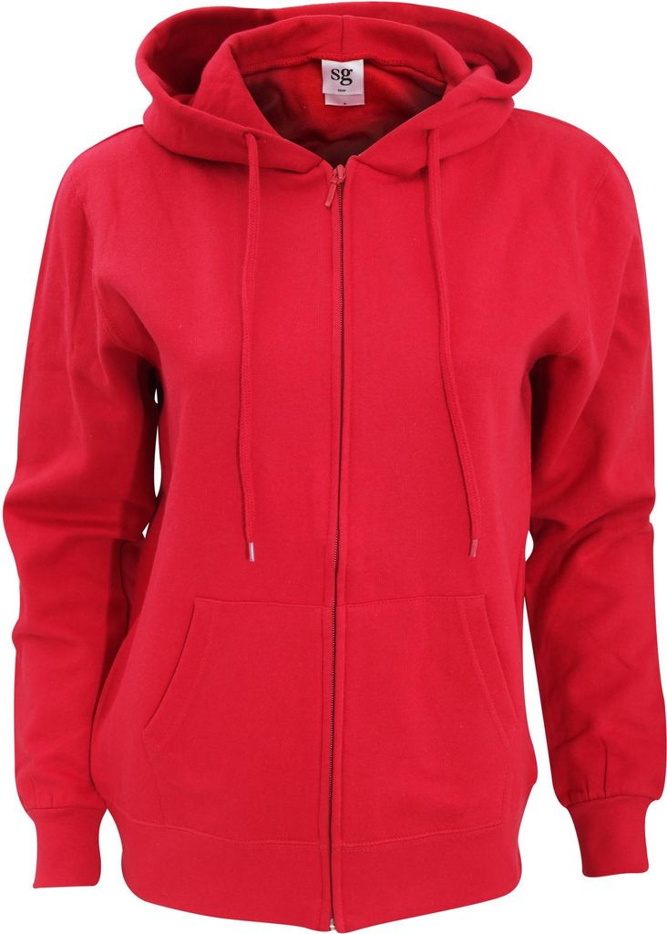 SG Damen Jacke mit Kapuze FK1393 (2XL) (Rot)