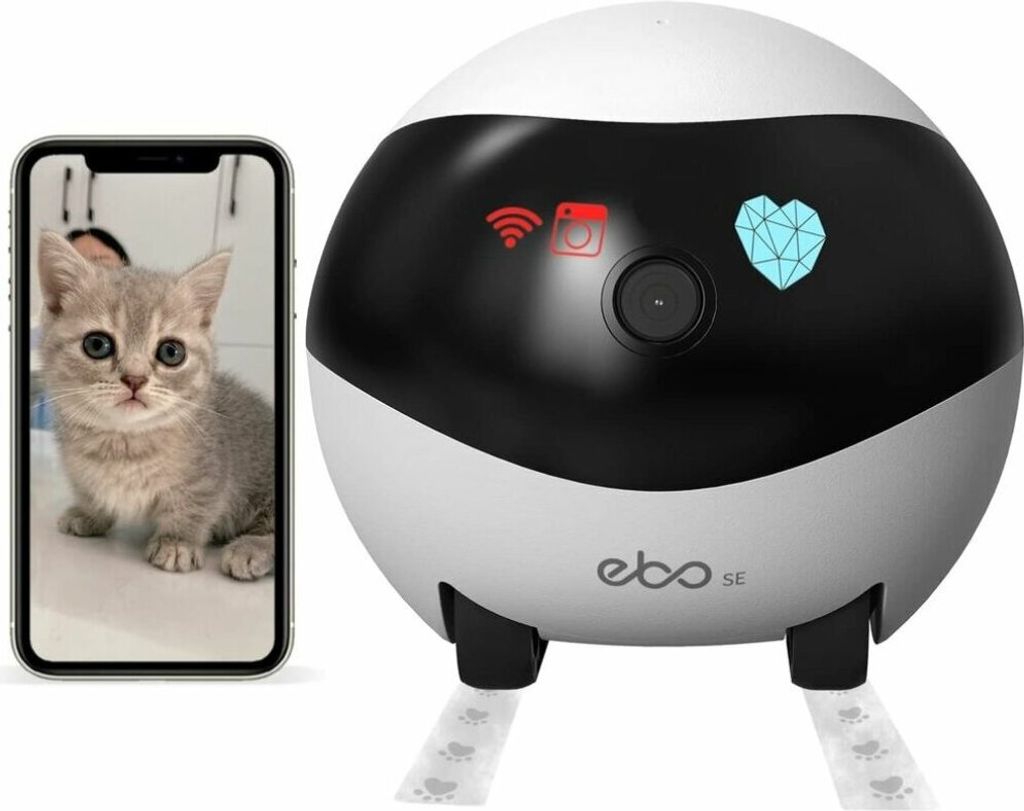 Enabot EBO SE, Roboter, Sprachsteuerung, WLAN, 89,2 mm Produktbild 